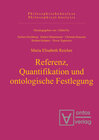 Buchcover Referenz, Quantifikation und ontologische Festlegung