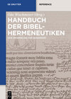 Buchcover Handbuch der Bibelhermeneutiken