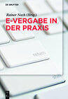 Buchcover e-Vergabe in der Praxis