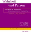 Buchcover Josef Seifert: De Veritate - Über die Wahrheit / Wahrheit und Person