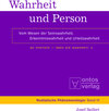 Buchcover Josef Seifert: De Veritate - Über die Wahrheit / Wahrheit und Person