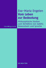 Buchcover Vom Leben zur Bedeutung