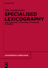 Buchcover Specialised Lexicography