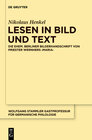 Buchcover Lesen in Bild und Text