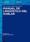 Buchcover Manual de lingüística del hablar