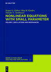 Buchcover Sergei Glebov; Oleg M. Kiselev; Nikolai Tarkhanov: Nonlinear Equations... / Oscillations and Resonances