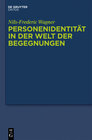 Buchcover Personenidentität in der Welt der Begegnungen