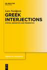 Buchcover Greek Interjections