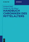 Buchcover Handbuch Chroniken des Mittelalters