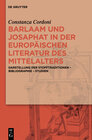 Buchcover Barlaam und Josaphat in der europäischen Literatur des Mittelalters