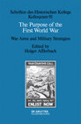 Buchcover The Purpose of the First World War