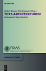 Buchcover Text-Architekturen
