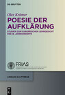 Buchcover Poesie der Aufklärung