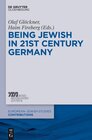 Buchcover Being Jewish in 21st-Century Germany