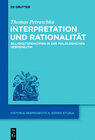 Buchcover Interpretation und Rationalität