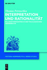 Buchcover Interpretation und Rationalität
