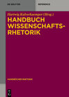 Buchcover Handbuch Wissenschaftsrhetorik