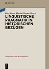 Buchcover Linguistische Pragmatik in historischen Bezügen