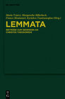 Buchcover Lemmata