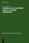 Buchcover Formulas in Inverse and Ill-Posed Problems