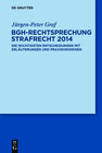 Buchcover BGH-Rechtsprechung Strafrecht 2014