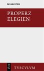 Buchcover Elegien