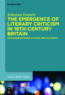 Buchcover The Emergence of Literary Criticism in 18th-Century Britain