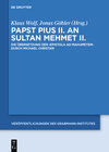 Buchcover Papst Pius II. an Sultan Mehmet II.
