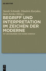 Buchcover Begriff und Interpretation im Zeichen der Moderne