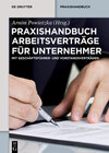 Buchcover Praxishandbuch Arbeitsverträge für Unternehmer