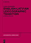 Buchcover English-Latvian Lexicographic Tradition
