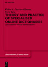 Buchcover Theory and Practice of Specialised Online Dictionaries