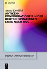 Buchcover Antikenkonfigurationen in der deutschsprachigen Lyrik nach 1990