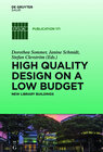 Buchcover High quality design on a low budget