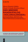 Buchcover Der Bremer Bandkatalog „Kolonialwesen“