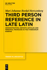 Buchcover Third Person Reference in Late Latin
