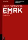 Buchcover Löwe-Rosenberg. Die Strafprozeßordnung und das Gerichtsverfassungsgesetz / EMRK; IPBPR