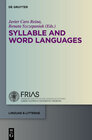 Buchcover Syllable and Word Languages