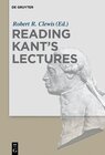 Buchcover Reading Kant's Lectures