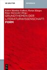Buchcover Grundthemen der Literaturwissenschaft: Form