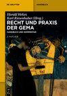 Buchcover Recht und Praxis der GEMA