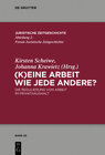 Buchcover (K)Eine Arbeit wie jede andere?