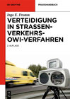 Buchcover Verteidigung in Straßenverkehrs-OWi-Verfahren