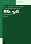 Buchcover BBergG Bundesberggesetz