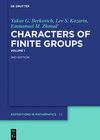 Buchcover Characters of Finite Groups. Volume 1