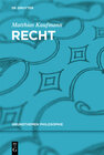 Buchcover Recht