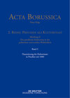 Buchcover Finanzierung des Kulturstaats in Preußen seit 1800