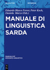 Buchcover Manuale di linguistica sarda