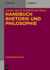 Buchcover Handbuch Rhetorik und Philosophie