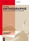Buchcover Orthographie